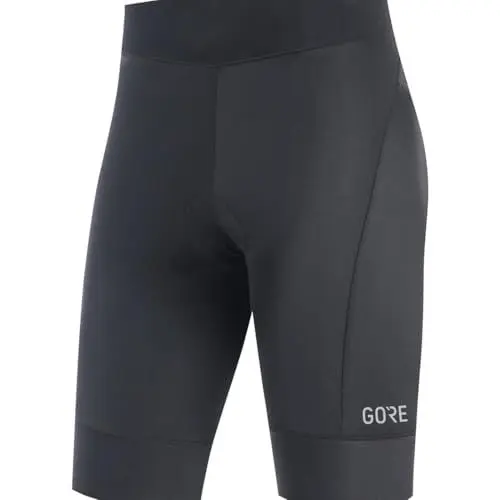 Produktbild: GORE WEAR C3 Kurze Damen Fahrradhose mit Sitzpolster, schwarz (black), 38