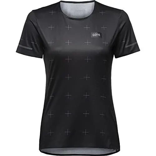 Produktbild: GORE WEAR Damen Kurzarm-Laufshirt Contest Daily, 42, Schwarz