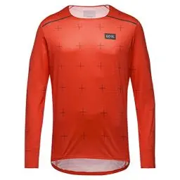 Produktbild: GORE WEAR Herren Contest Langärmeliges Shirt, Rot, XL EU