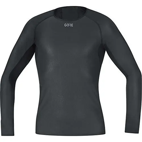 Produktbild: GORE WEAR Herren Windstopper Base Layer Shirt Langarm, Schwarz, XXL EU