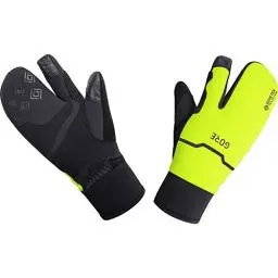 Produktbild: GOREWEAR GORE-TEX INFINIUM™ Thermo Split Handschuhe, Black/Neon Yellow, 6