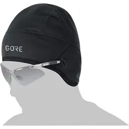 Produktbild: GORE Wear Winddichte Herren Fahrrad-Mütze, M WINDSTOPPER Thermo Beanie, Größe: 60-64/L, Farbe: Schwarz, 100391