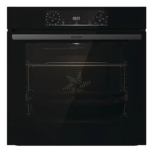 Produktbild: Gorenje BOS 6737 E13FBG OptiBake Einbau-Backofen, Made in Europe, 77 Liter, Heißluft, ExtraSteam, GentleClose & Open, AquaClean, AirFry, PizzaMode, PerfectGrill, Teleskopauszüge, schwarz