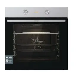 Produktbild: Gorenje BO 6717 E03X Einbau-Backofen / 77 Liter / Heißluft / ExtraSteam / GentleClose & Open / EcoClean / AirFry / PerfectGrill / PizzaMode / ChildLock / Versenkbare Knebel / Inox-Look