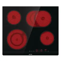 Produktbild: Gorenje ECT 643 BSC Kochfeld Elektro / 60 cm / Zweikreiszone / Bräterzone / TouchControl / Timer / Rahmenlos, Ohne Bridgezone