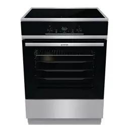 Produktbild: Gorenje GEIT6E 80 XPG Elektro Standherd mit Induktionskochfeld / 60 cm / 64 Liter/AirFry/GentleClose/PyroClean/Bratenthermometer/Pizzamodus 300°C/PowerBoost/Kindersicherung/edelstahl