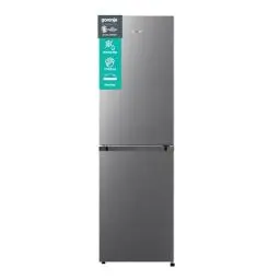 Produktbild: Gorenje NRK 418 ECS4 Kühl-Gefrierkombination/ NoFrostPlus/ MultiFlow 360°/ CrispZone/ 182,4 cm/ Kühlteil 171 l/ Gefrierteil 85 l/ 41 dB/ 226 kWh/ Jahr/ Edelstahl-Look