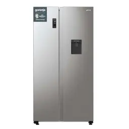 Produktbild: Gorenje NRR 9185 DAXLWD Side by Side Kühl-Gefrierkombination, Made in Europe, EEK D, NoFrostPlus, Inverter-Kompressor, Crisp Zone, ConvertActive Zone, FastFreeze, 178,6 cm, Edelstahl