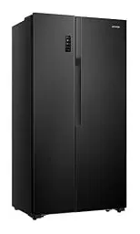 Produktbild: Gorenje NRS 918 EMB / Side by Side Kühl-Gefrierkombination / NoFrostPlus / Inverter-Kompressor / FastFreeze / HolidayMode / 178,6 cm / 185 l Gefrierteil / 334 l Kühlteil/ 309 kWh Jahr, Schwarz