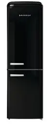Produktbild: Gorenje Retro Collection ONRK 619 DBK Retro – Kühl-Gefrierkombination / 194 cm/Inverter Kompressor/NoFrost Plus/IonAir/CrispZone/Kühlteil 204 l/Gefrierteil 96 l/EEK D/schwarz