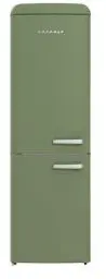 Produktbild: Gorenje Retro Collection ONRK 619 DOL-L Retro – Kühl-Gefrierkombination / 194 cm/Inverter Kompressor/NoFrost Plus/IonAir/CrispZone/Kühlteil 204 l/Gefrierteil 96 l/EEK D/olive