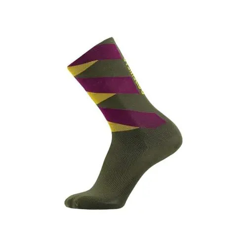 Produktbild: GOREWEAR Unisex Essential Socken, Utility Green/Process Purple, 44-46 EU