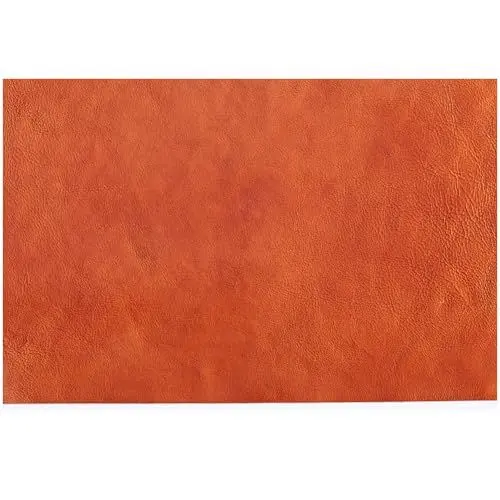 Produktbild: GORGECRAFT 30x20cm Vollnarbenlederplatte Echte Lederstoffplatten Glänzendes Rindsleder Lederreste Bastelarbeiten Flache Lederstücke Werkzeuge Für Heimwerkerarbeiten Schmuckherstellung Sienaerde