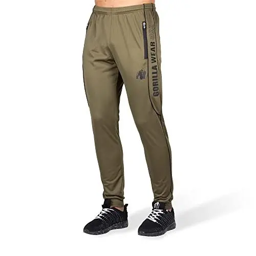 Produktbild: Gorilla Wear Branson Pants - Bodybuilding und Fitness Bekleidung für Herren, grün, XL