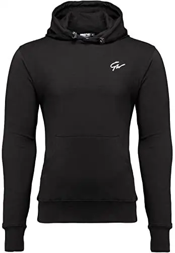 Produktbild: Gorilla Wear Nelson Hoodie - schwarz - Kapuze Pulli Bodybuilding Fitness Herren, XXL