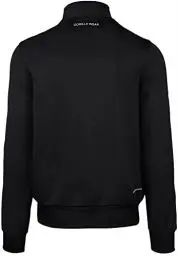 Produktbild: Gorilla Wear - Delaware Track Jacket - Schwarz - Bodybuilding Sport Alltag Freizeit mit Logo Aufdruck leicht und bequem für optimale Bewegung aus Polyester Elasthan, 4XL