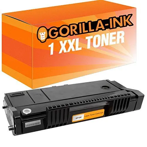 Produktbild: Gorilla-Ink 1 Toner XXL kompatibel mit Ricoh SP 100 Black Aficio SP100 E SP100 SP100 SUE SP100 SF SP100 SU SP100 SFE SP110 Series SP112 E SP112 SP112 SFE SP112 SF SP112 SUE SP112 SU SP112 E