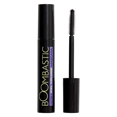Produktbild: GOSH Boombastic Mascara für extremes Volumen & lange Wimpern I Wimperntusche mit präziser XL Wimpernbürste Itrennt Wimpern beim Tuschen Ilanganhaltend, hautverträglich & parfümfrei I 001 Black