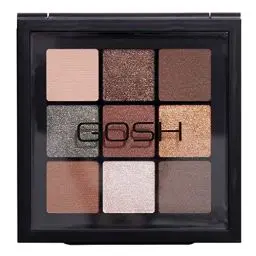 Produktbild: GOSH Eyedentity Lidschatten-Palette 003 BE HAPPY mit 9 perfekt abgestimmten Farben in Matt & Metallic kombinierbar für Tages-Make-Up & glitzernde Looks für den Abend vegan & parfümfrei, 46.4 g