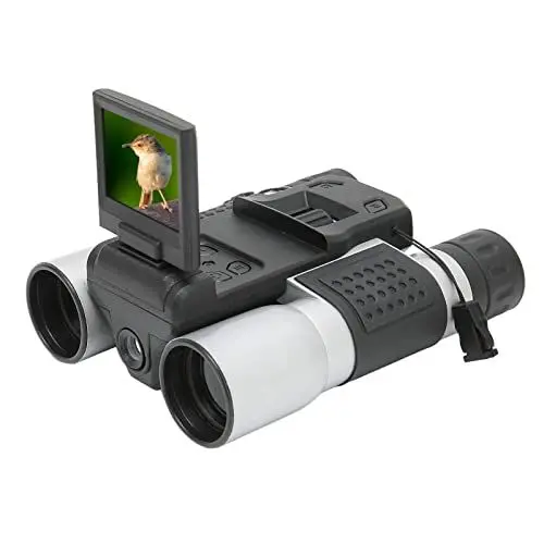 Produktbild: Goshyda Digitale Fernglaskamera, 1080P 30FPS 2-Zoll-LCD-Bildschirm HD-Digitalteleskopkamera Eingebaute 8-GB-Speicherkarte Zum Beobachten von Vögeln, Fußballspielen, Konzerten,