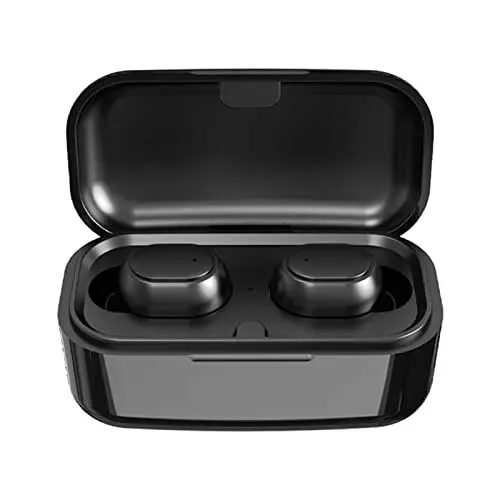 Produktbild: Goshyda Drahtlose Übersetzer-Ohrhörer, J4-Übersetzungsgerät TWS 84 Sprachen Online-Übersetzung Echtzeit-Sprachübersetzer mit Bluetooth und APP, Simultandolmetschen(Schwarz)
