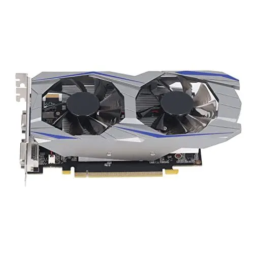 Produktbild: Goshyda GTX 550 TI Grafikkarte, 2GB GDDR5 128BIT 4K HDR, DVI VGA HDMI Ausgang, PCI Express 1.1, Dual Fan Low Noise Desktop GPU Computer Gaming Grafikkarte für Home Office