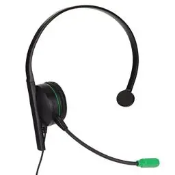 Produktbild: Goshyda Kabelgebundenes Gaming-Headset mit Mikrofon, 3,5-mm-Stecker, Einzelnes Ohr, Klarer Klang, Mikrofon mit Geräuschunterdrückung, 120° Verstellbarer Mikrofonarm, für PC,