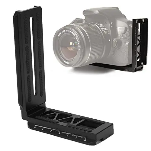 Produktbild: Goshyda Kamera L-Halterung Schnellwechselplatte, Vertikale Videoaufnahme QR L-Plattenaufnahme-Halter Handgriff, mit 1/4 Zoll Schraubenloch, für RSC2 RS2 Stabilisator