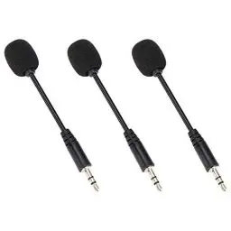Produktbild: Goshyda Lavalier-Mikrofon, -Ansteckmikrofon 3,5 Mm Klinke Computermikrofon Freisprech-Clip-on-Mikrofon mit Schwammabdeckung und 1,5 M Kabel, für Telefoncomputer