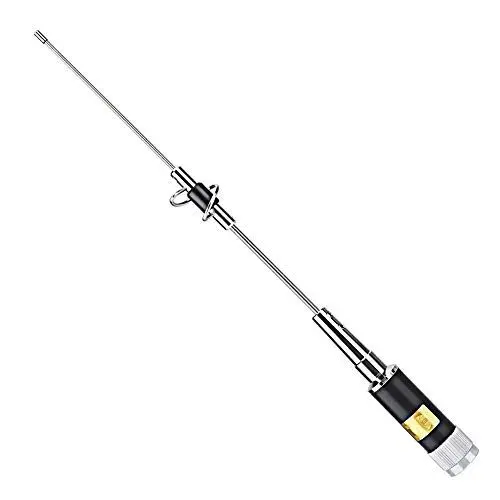 Produktbild: Goshyda Mobilfunkantenne, Quadband UHF-Anschluss CR 77 144/430MHz, 30cm 631 Edelstahl-Peitschen