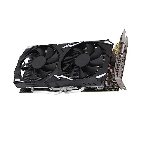 Produktbild: Bewinner RX 580 Grafikkarte, 8GB GDDR5 Grafikkarte mit 1284MHz GPU, 60Hz 4K, PCI Express 3.0, 2 Lüfter, Gaming Grafikkarte für 3D CAD, CAM, Video- und Bildbearbeitung