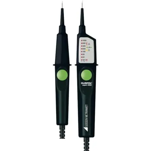 Produktbild: Gossen Metrawatt DUSPOL expert 1000 Zweipoliger Spannungsprüfer CAT III 1000 V, CAT IV 600 V LED, Vibration, Akustik