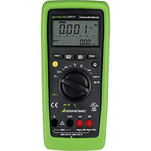 Produktbild: Gossen Metrawatt METRALINE DM 61 Hand-Multimeter digital CAT III 600 V, CAT IV 300V Anzeige (Counts)