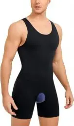 Produktbild: Gotoly Herren Shapewear Bodysuit Bauchweg Stark Formend Full Body Shaper mit Bein Shorts Abnehmen Shaping Taillenformer Kompressionsshirt Unterhemden Für Männer