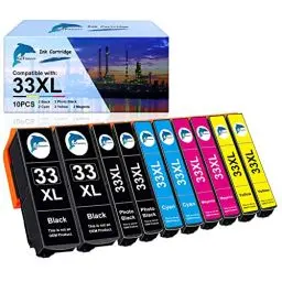 Produktbild: GoToners 33XL Multipack Kompatibel für Epson 33 XL Druckerpatronen für XP-7100 XP-540 XP-530 XP-640 XP-830 XP-900 XP-645 XP-635 XP-630 (2 Schwarz, 2 Foto Schwarz, 2 Cyan, 2 Magenta, 2 Gelb)