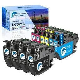 Produktbild: GoToners Kompatibel Druckerpatronen für Brother LC3213 LC-3213 LC3211 für DCP-J572DW DCP-J772DW DCP-J774DW MFC-J497DW MFC-J491DW MFC-J890DW MFC-J895DW (4 Schwarz, 2 Cyan, 2 Magenta, 2 Gelb)