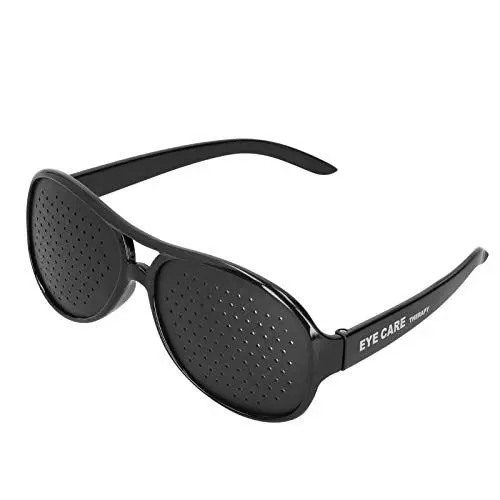 Produktbild: GOTOTOP Loch-Brille, Pinhole Glasses Lochbrille Augentraining Gitterbrille mit faltbaren Bügeln für Augen-Training und Entspannun(Erwachsene Modelle)