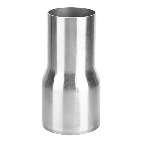 Produktbild: GOTOTOP Motorrad Auspuffrohr Adapter, Auspuffadapter Edelstahl Auspuff Anschluß Adapter Auspuff Reduzierstück(51-63MM(2/2,5Zoll))