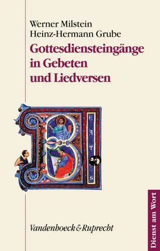 Produktbild: Gottesdiensteingänge in Gebeten und Liedversen: . fr.Prs (Dienst am Wort: Die Reihe für Gottesdienst und Gemeindearbeit, Band 99)