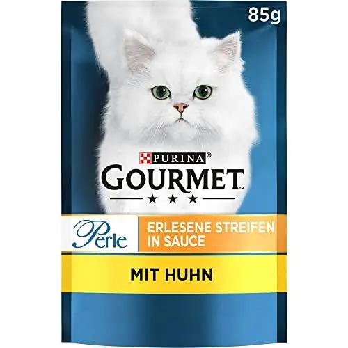 Produktbild: Gourmet Perle Katzenfutter, Erlesene Streifen, 1er Pack (1 x 85 g)