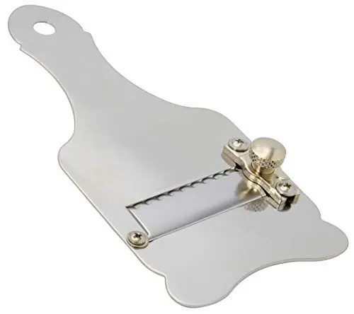 Produktbild: Gourmethobel 44012 aus Edelstahl mit verstellbarer Klinge für Käse, Trüffel, Schokolade oder Pilze.