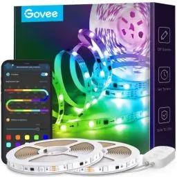 Produktbild: Govee LED Strip, RGBIC LED Streifen 10m, Musik Sync, Segmentcontrol, Farbwechsel, 64 Szenenmodus, Steuerbar via App, für Party, Zuhause, Schlafzimmer, TV, 10M