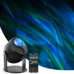 Produktbild: Govee Sternenhimmel Projektor mit 3 Aurora-Fließeffekten, Sternenprojektor kompatibel mit Matter und Alexa, 30db, 16 Millionen Farben, 52 Szenenmodi fur kinder Schlafzimmer, Heimkinound und Halloween