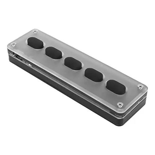Produktbild: GOWENIC Programmierbare Gaming-Tastatur, Dual-Mode-Verbindung, Kabellose -USB-Tastatur für Büromusik, Schwarz, Geeignet für Designer und Video-Editoren