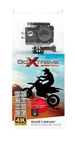Produktbild: GoXtreme Enduro Black Action Kamera (4K, Real 2, 7K@30fps, FullHD bis 60fps, inkl. Fernbedienung, 2