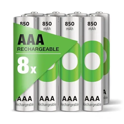 Produktbild: GP RECYKO AAA Akku Micro NiMH 850 mAh, 1,2V, 8 Stück