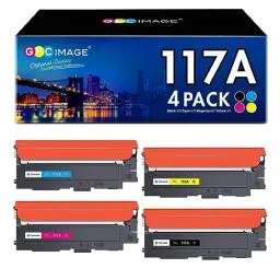 Produktbild: GPC IMAGE 117A Toner Set Kompatibel für HP 117A Toner Set für HP Color Laser 179fwg Toner für Color Laser 178nwg 179fnw 178nw 150nw 178 179 W2070A W2071A W2072A W2073A (4er-Pack)