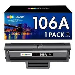 Produktbild: GPC IMAGE Kompatible für HP 106A Toner W1106A Schwarz für Laser 107w MFP 135wg 137fwg 135w 137fnw 135a 107a 107r 135r Druckerpatrone (Schwarz)