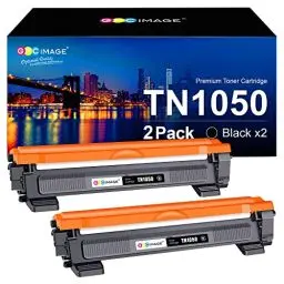 Produktbild: GPC IMAGE TN1050 Toner Kompatible für Brother TN-1050 für MFC-1910W DCP-1612W DCP-1610W DCP-1510 MFC-1810 HL-1110 HL-1210W DCP-1512 HL-1212W HL-1112 (Schwarz, 2er-Pack)