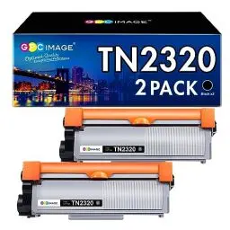 Produktbild: GPC IMAGE TN2320 TN-2320 Kompatibel für Brother TN 2320 TN2310 TN-2310 Toner für Brother MFC L2700DW L2700DN L2720DW L2740DW DCP-L2520DW L2540DN L2560DW HL-L2340DW L2360DN L2300D L2365DW (2 Schwarz)